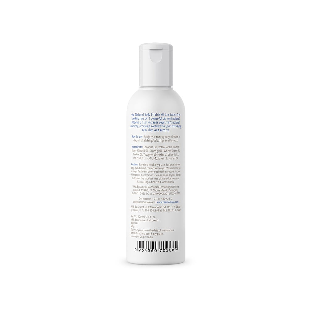 The Moms Co. Natural Anti Stretch Mark Massage Oil : 100 ml