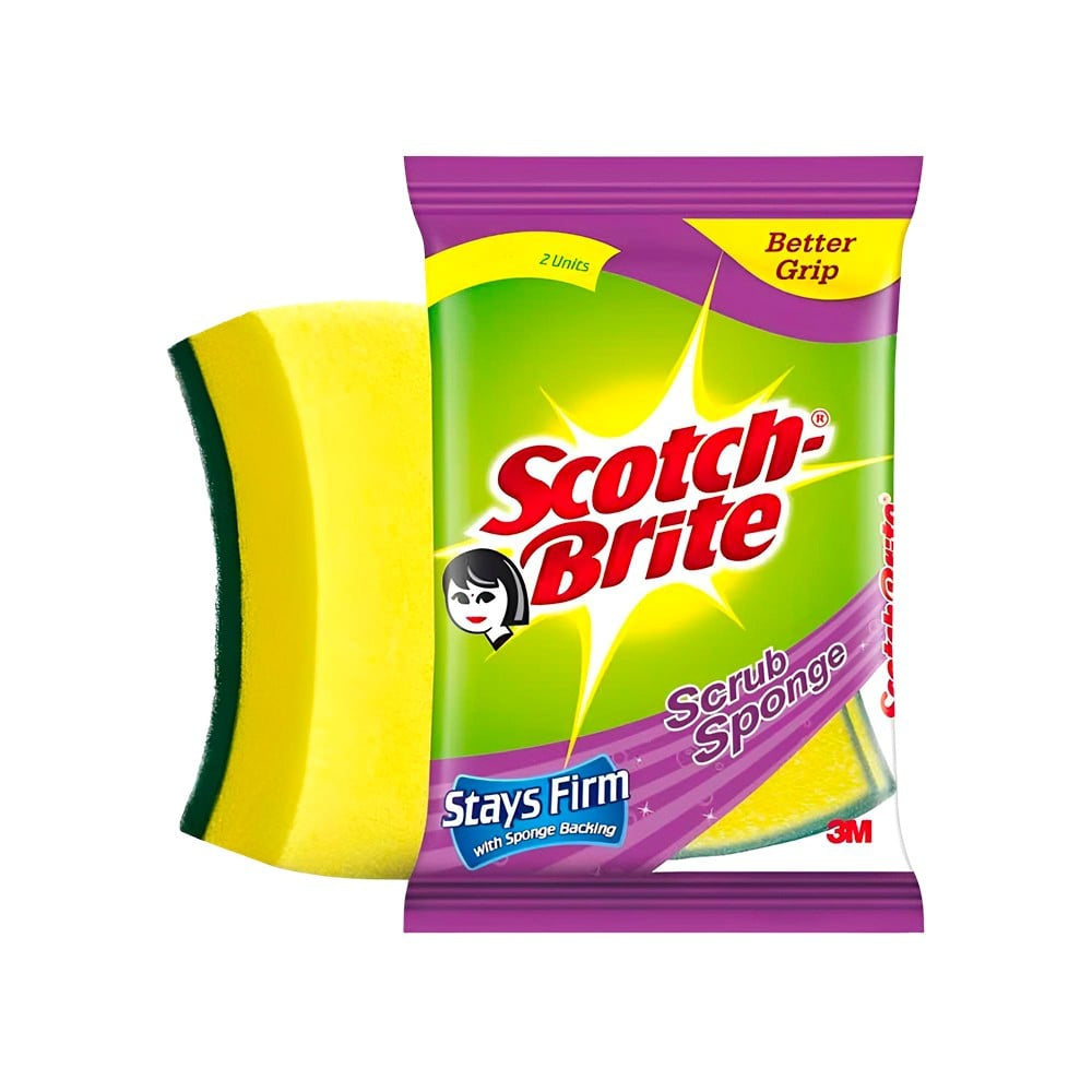 Scotch Brite Sponge Scrub : 1 unit