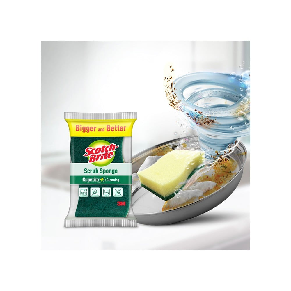 Scotch Brite Sponge Scrub : 1 unit