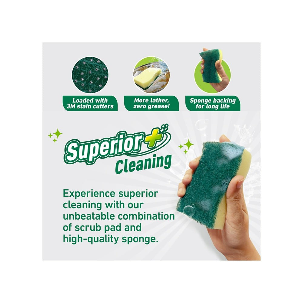 Scotch Brite Sponge Scrub : 1 unit