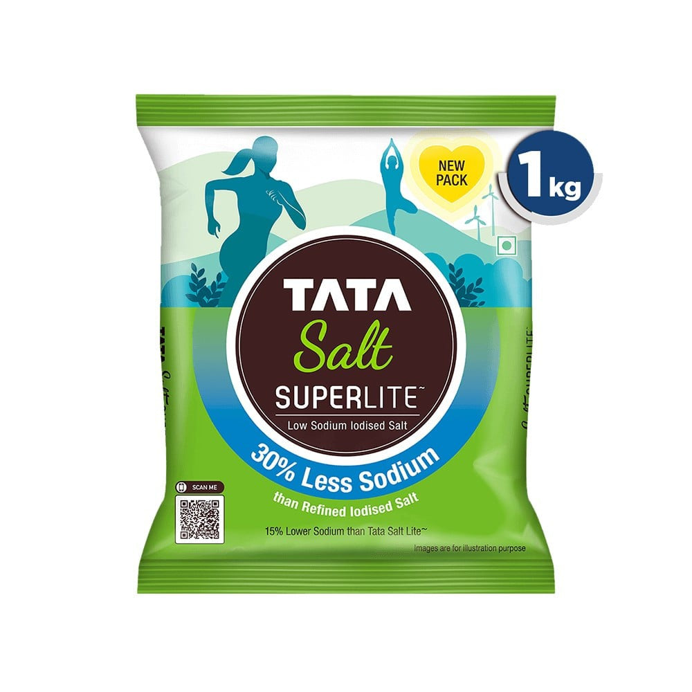 Tata Salt Superlite (30% Less Sodium) : 1 kg