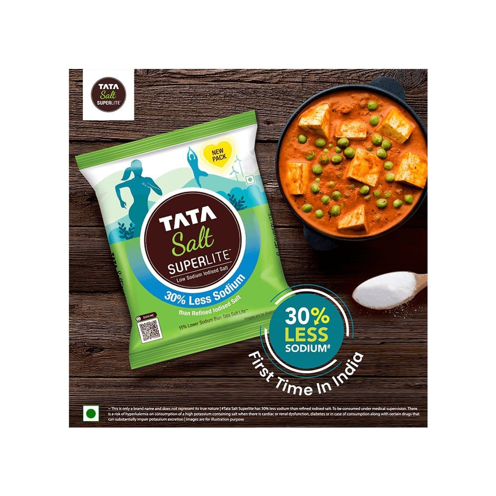 Tata Salt Superlite (30% Less Sodium) : 1 kg
