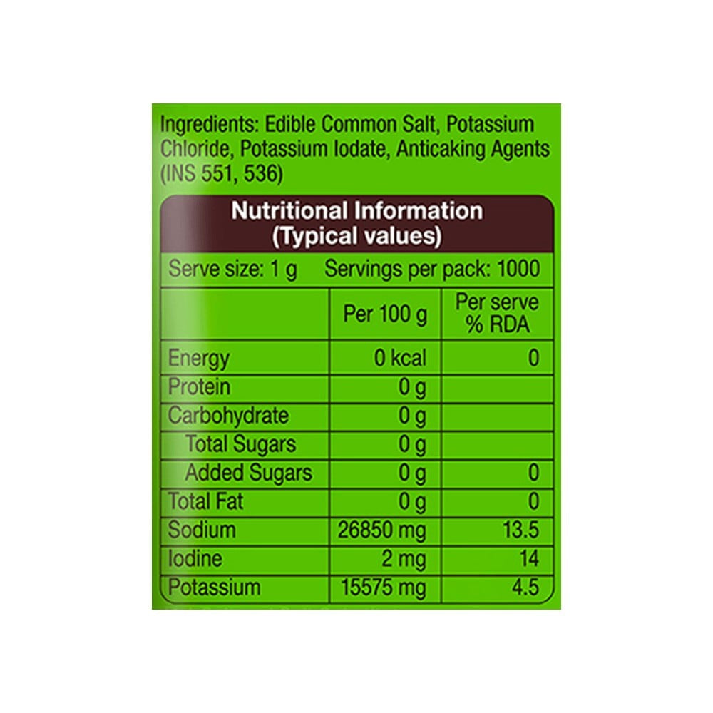 Tata Salt Superlite (30% Less Sodium) : 1 kg