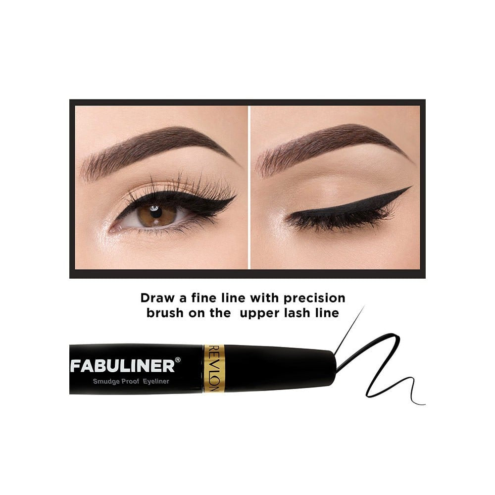 Revlon Fabuliner Smudge Proof Eyeliner (Black) : 9 ml