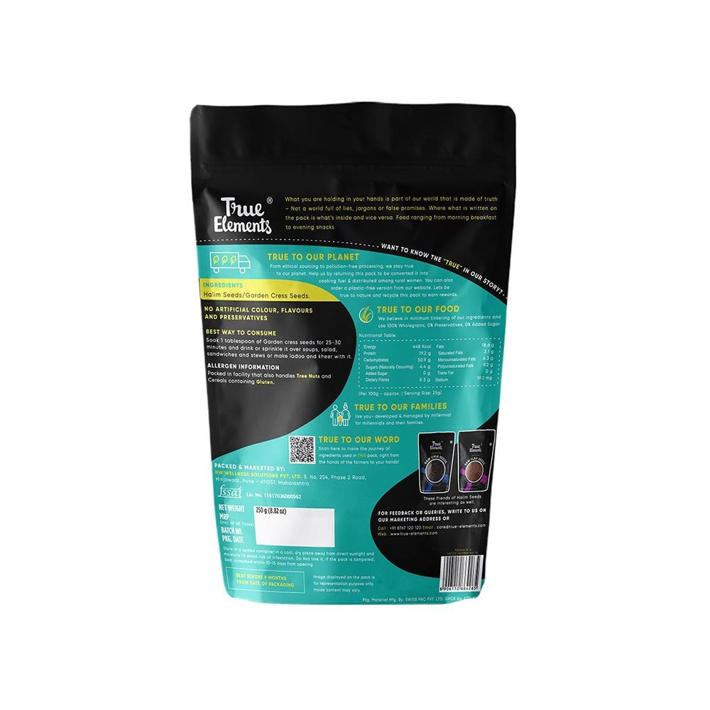True Elements Aliv/ Halim Seeds : 250 g