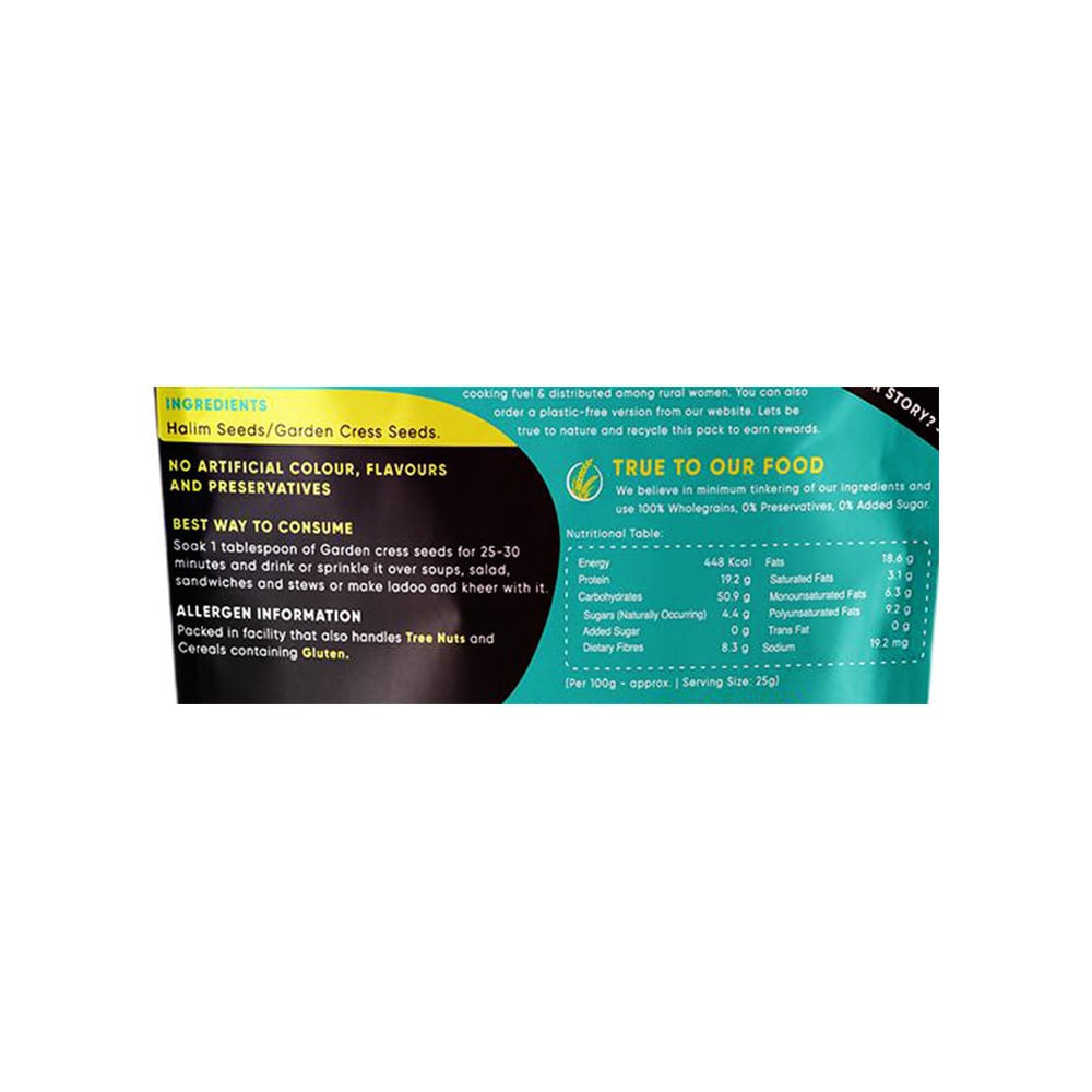 True Elements Aliv/ Halim Seeds : 250 g