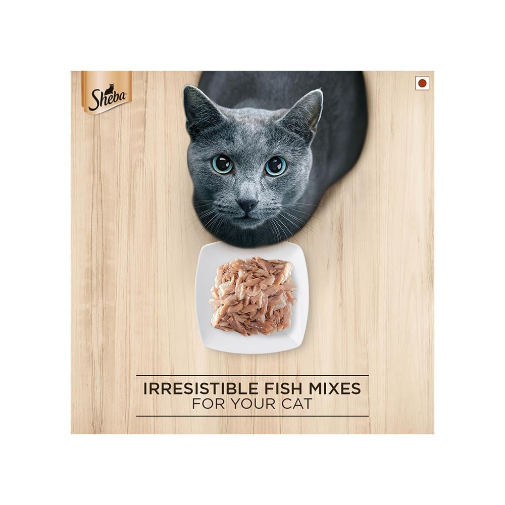 Sheba Rich - Fish with Sasami Wet Cat Food : 12 x 35 g