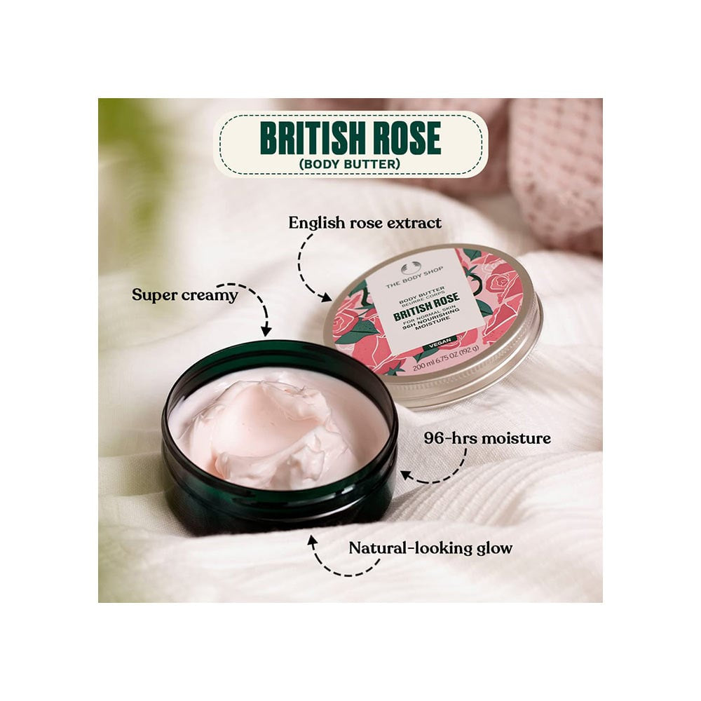 The Body Shop British Rose Body Butter : 200 ml