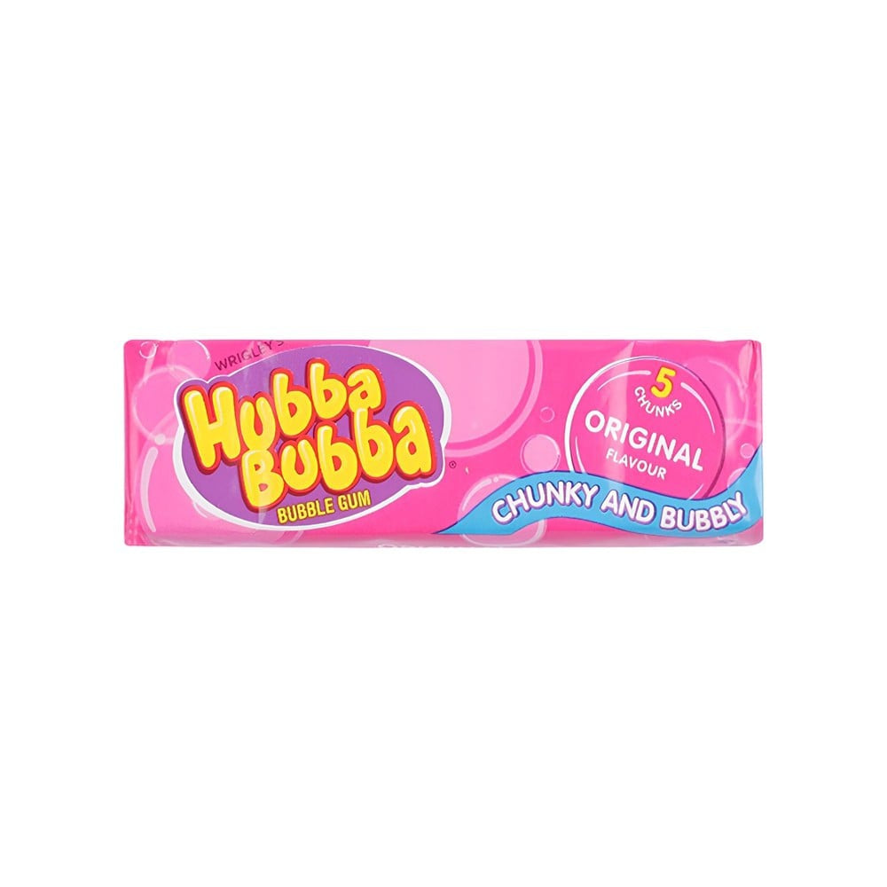 Wrigley's Hubba Bubba Bubble Gum (Chunky and Bubbly - Original Flavour) : 35 g