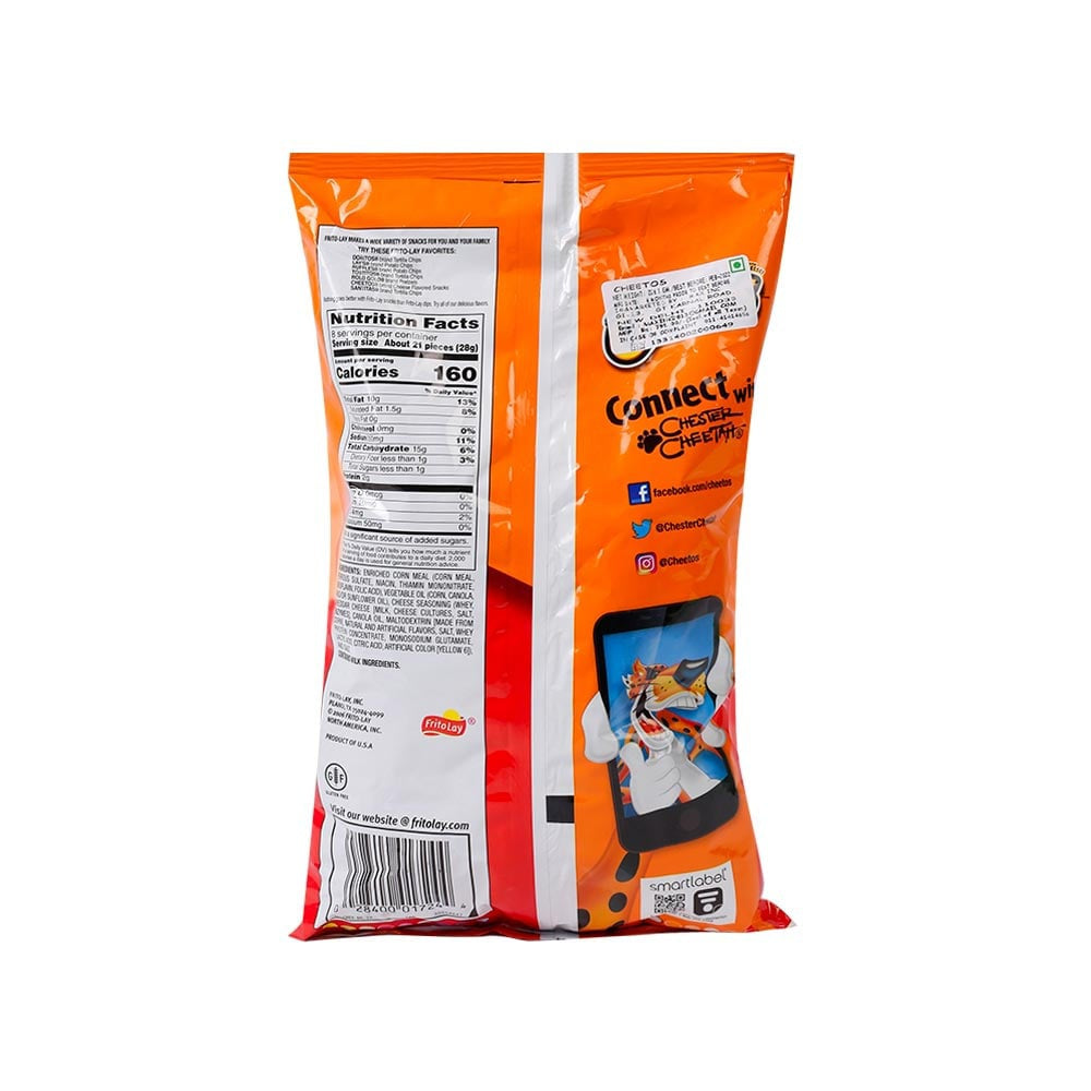 Cheetos Crunchy Cheese Flavoured Crisps : 226.8 g