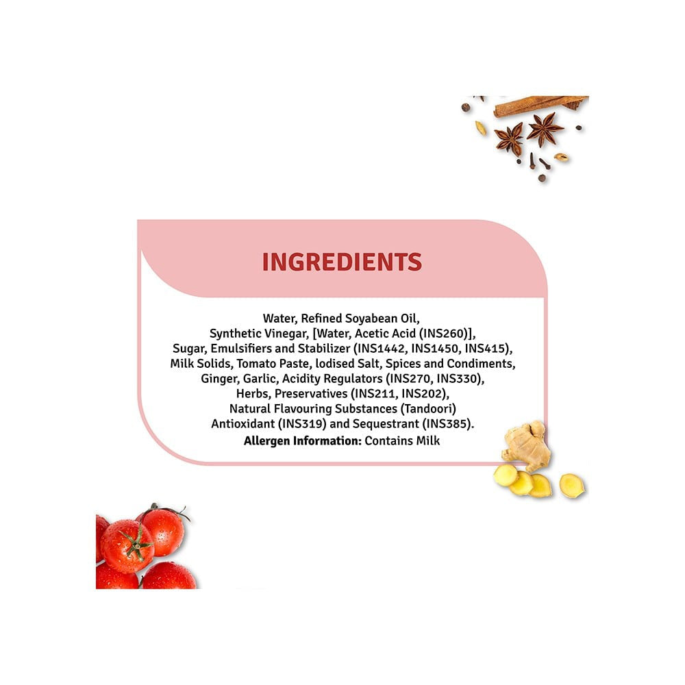 Veeba Eggless Tandoori Flavoured Mayonnaise : 250 g