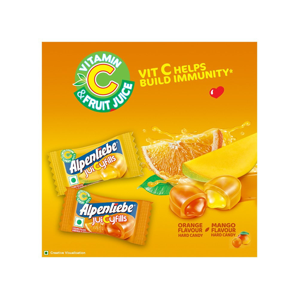 Alpenliebe Juicyfills Assorted Candy (40 Pieces) - Pack of 2 : 2 x 144 g