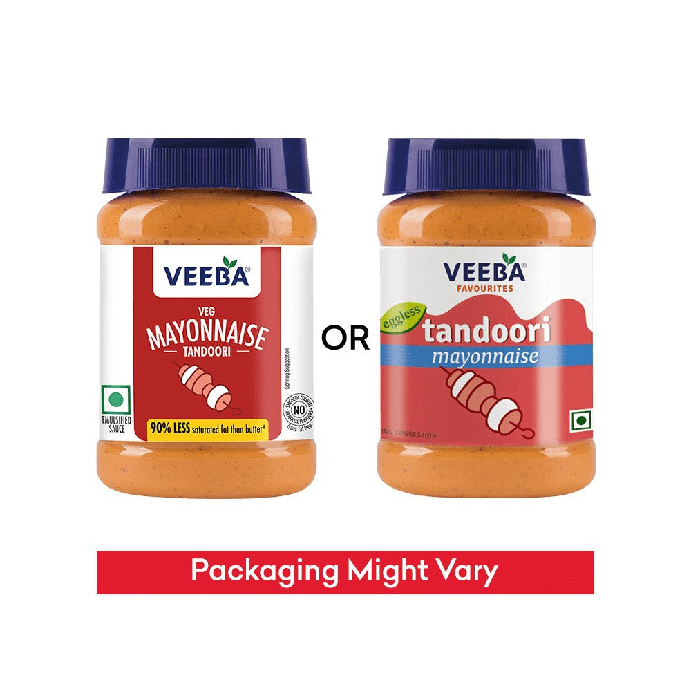 Veeba Eggless Tandoori Flavoured Mayonnaise - Pack of 2 : 2 x 250 g