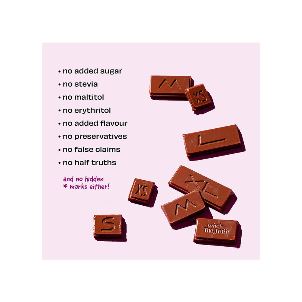 The Whole Truth Hazelnut Dark Chocolate Bar : 80 g