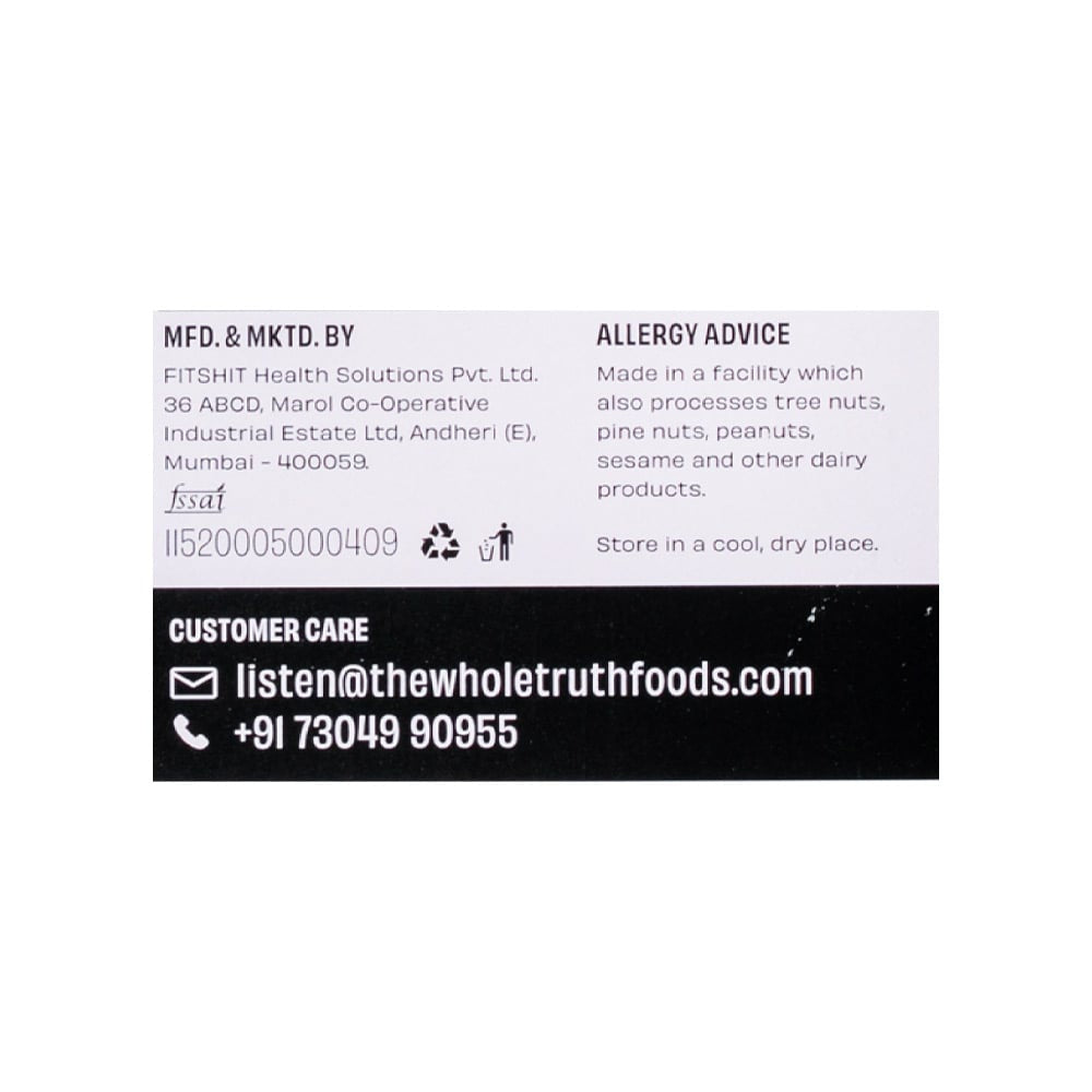 The Whole Truth Hazelnut Dark Chocolate Bar : 80 g
