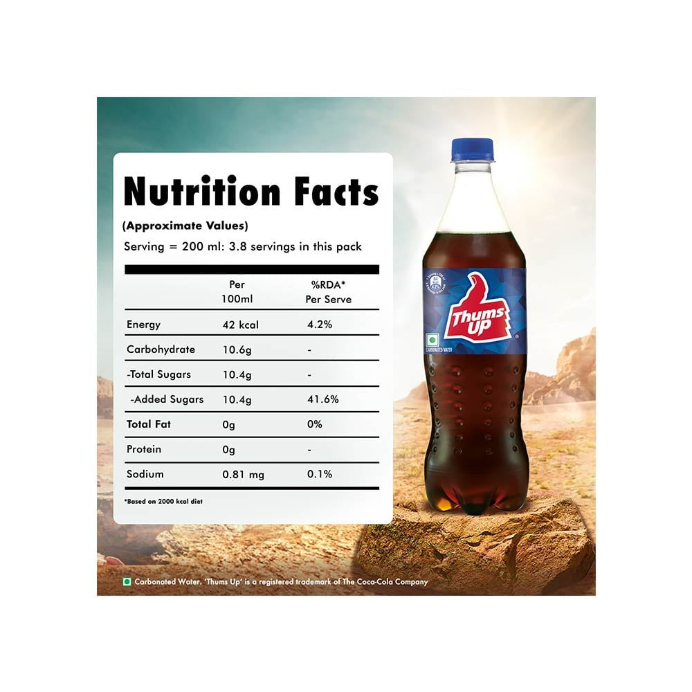 Thums Up Soft Drink (2.25 l) - Pack of 2 : 2 x 2.25 ltr