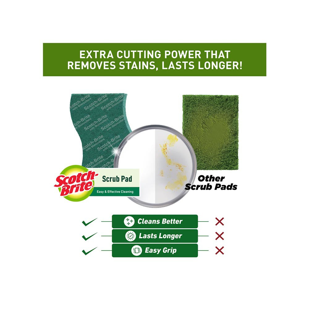 Scotch Brite Scrub Pad - Pack of 2 : 2 x 5 units