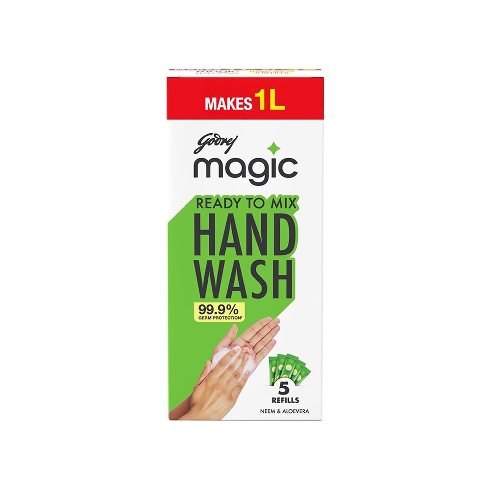 Godrej Protekt Mr. Magic Hand Wash - Pack of 2 : 2 x 5 x 9 g