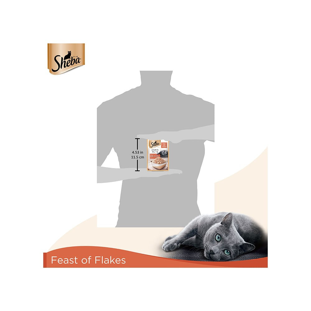 Sheba Rich - Wet Cat Food -Fish with Sasami - Pack of 2 : 2 x 35 g