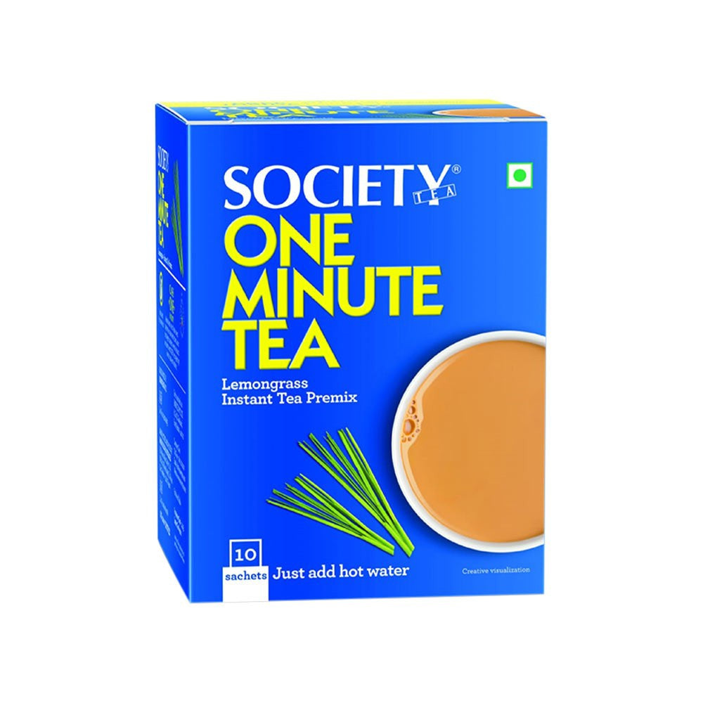 Society One Minute Lemongrass Instant Tea Premix - Pack of 2 : 2 x 140 g