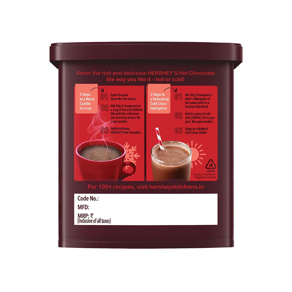 Hershey's Hot Chocolate (Powder) - Pack of 2 : 2 x 250 g