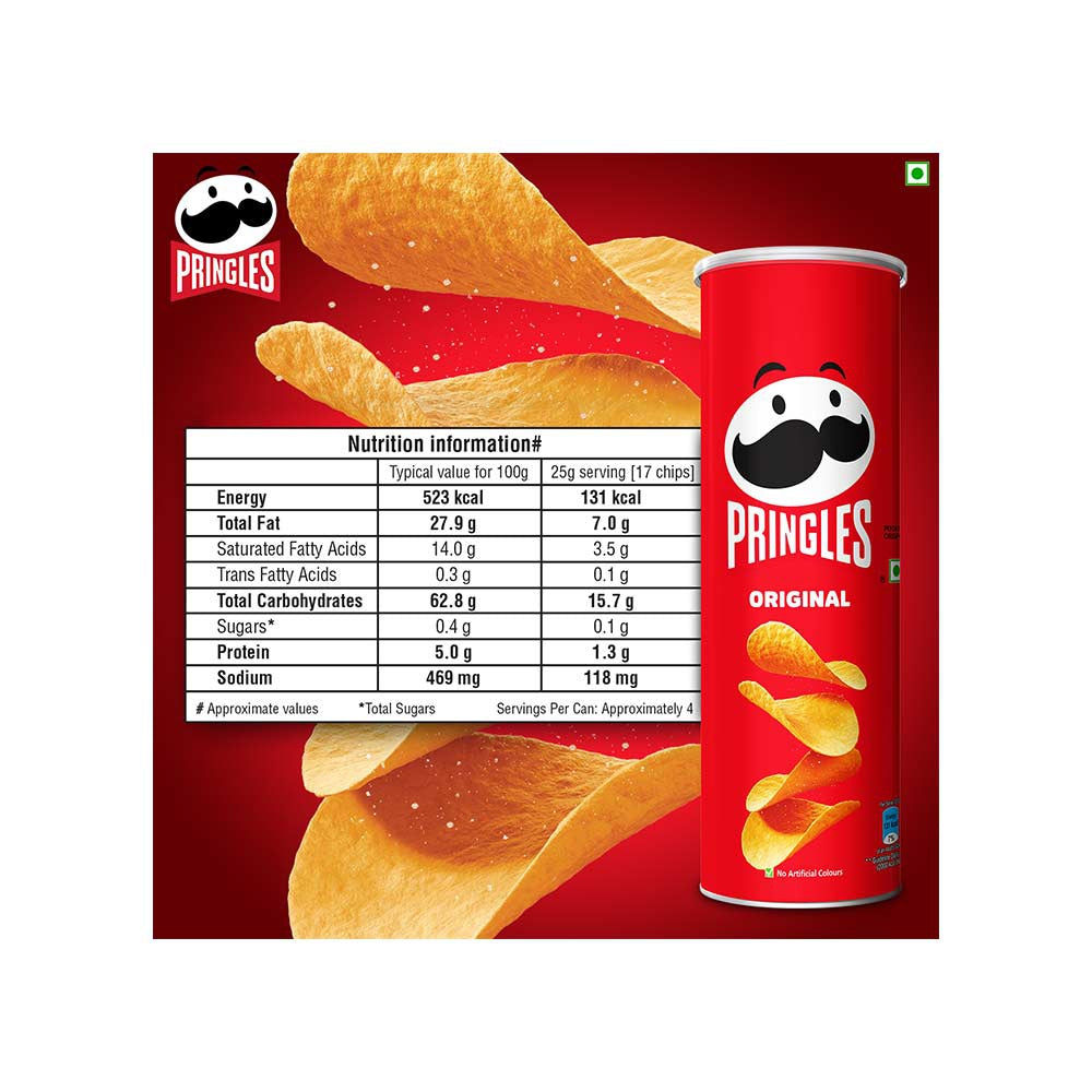 Pringles Original Potato Chips : 134 g