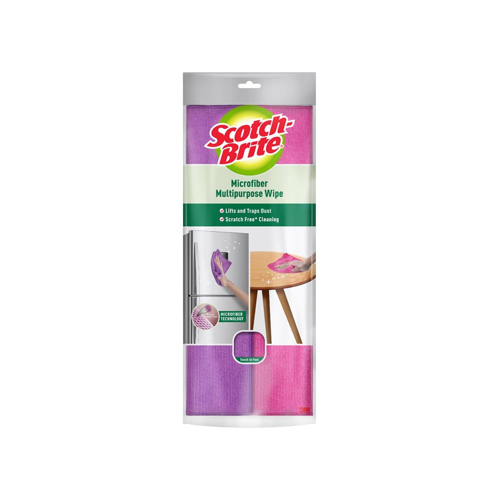 Scotch Brite Multipurpose Microfiber Cloth - Pack of 2 : 2 x 1 unit