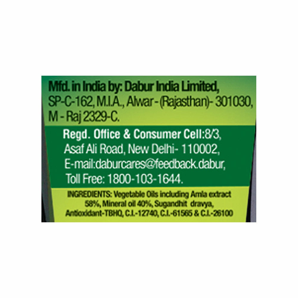 Dabur Amla - Hair Oil 550 ml - Pack of 2 : 2 x 550 ml