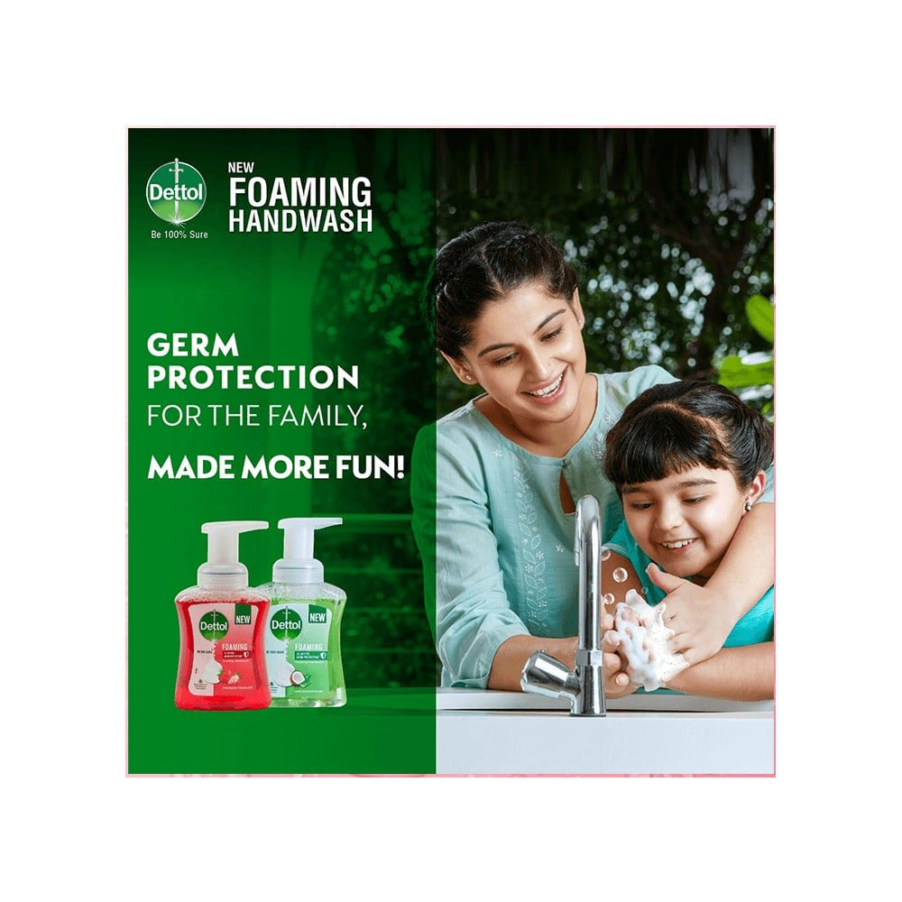 Dettol Strawberry Fragrance Foaming Handwash - Pack of 2 : 2 x 700 ml