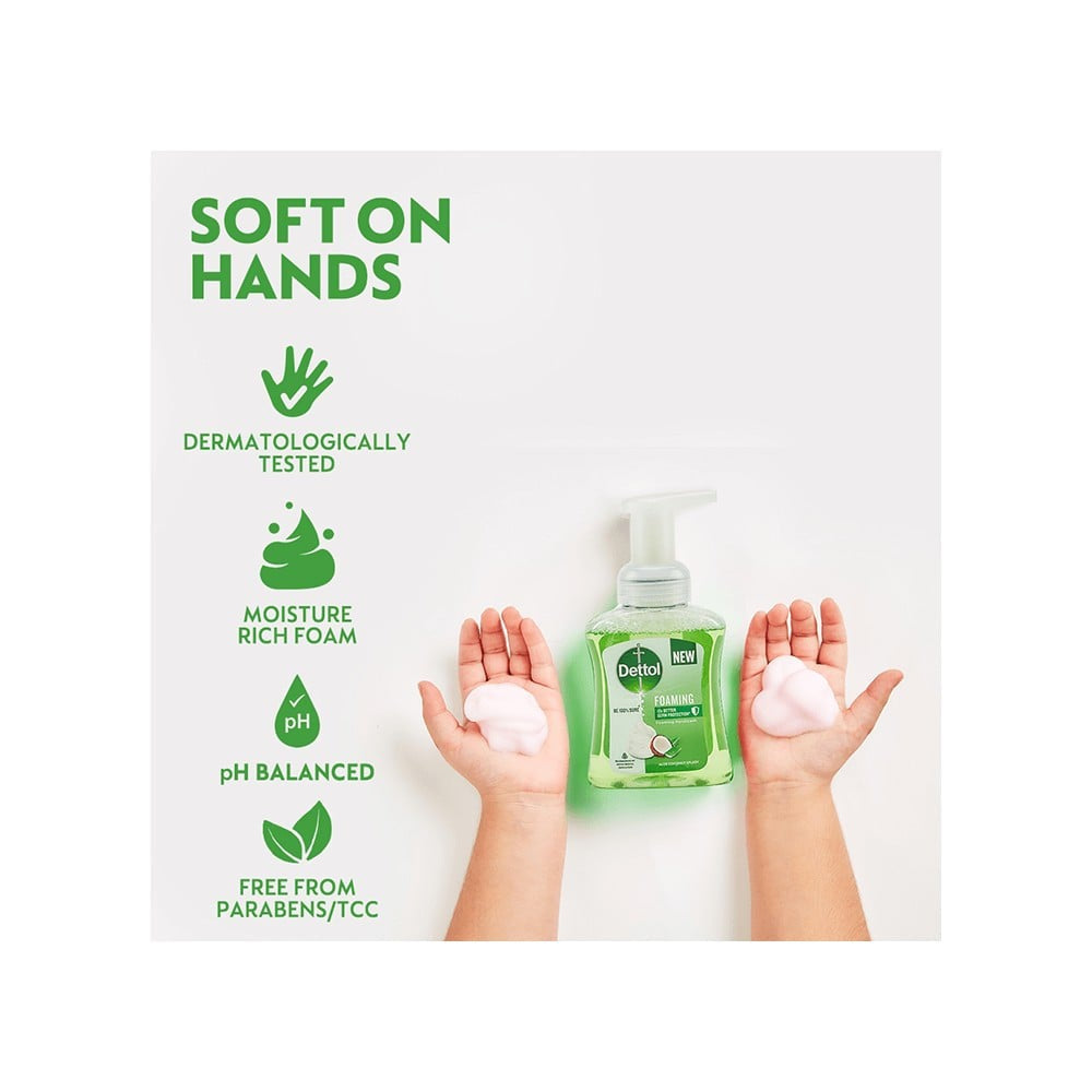 Dettol Aloe Coconut Foaming Handwash - Pack of 2 : 2 x 700 ml