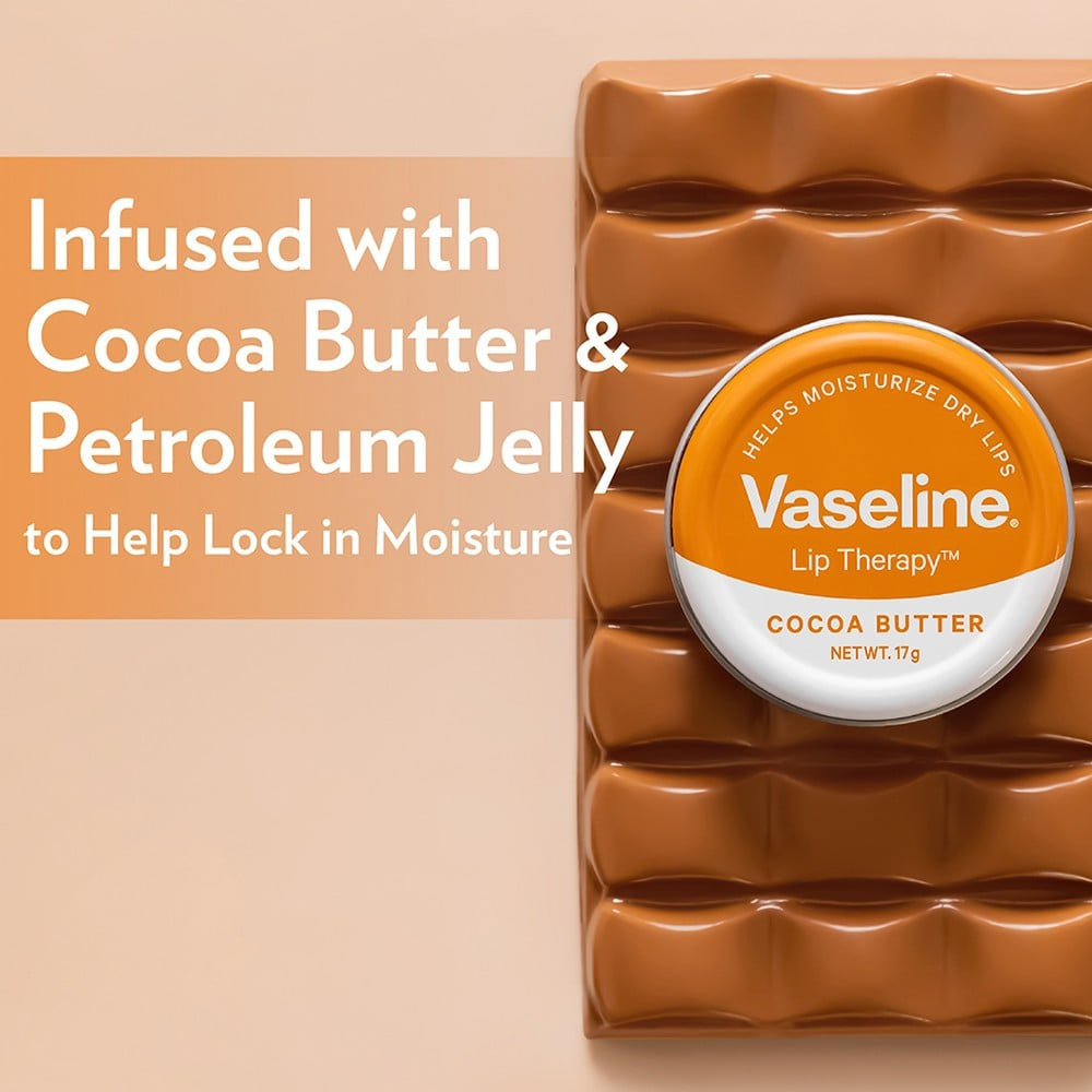 Vaseline Lip Therapy Cocoa Butter Lip Balm : 17 g