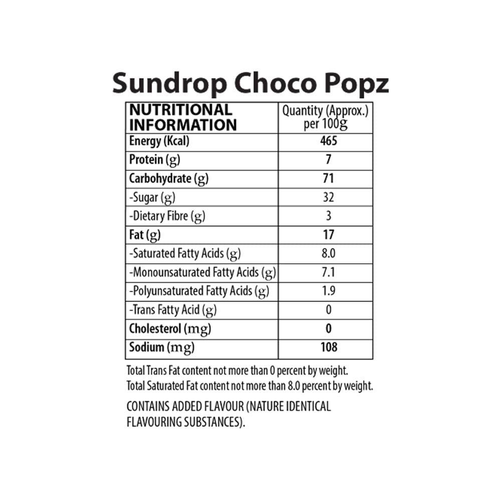 Sundrop Popz Multigran Chocolatey Crunch Fills Kids Cereal : 300 g