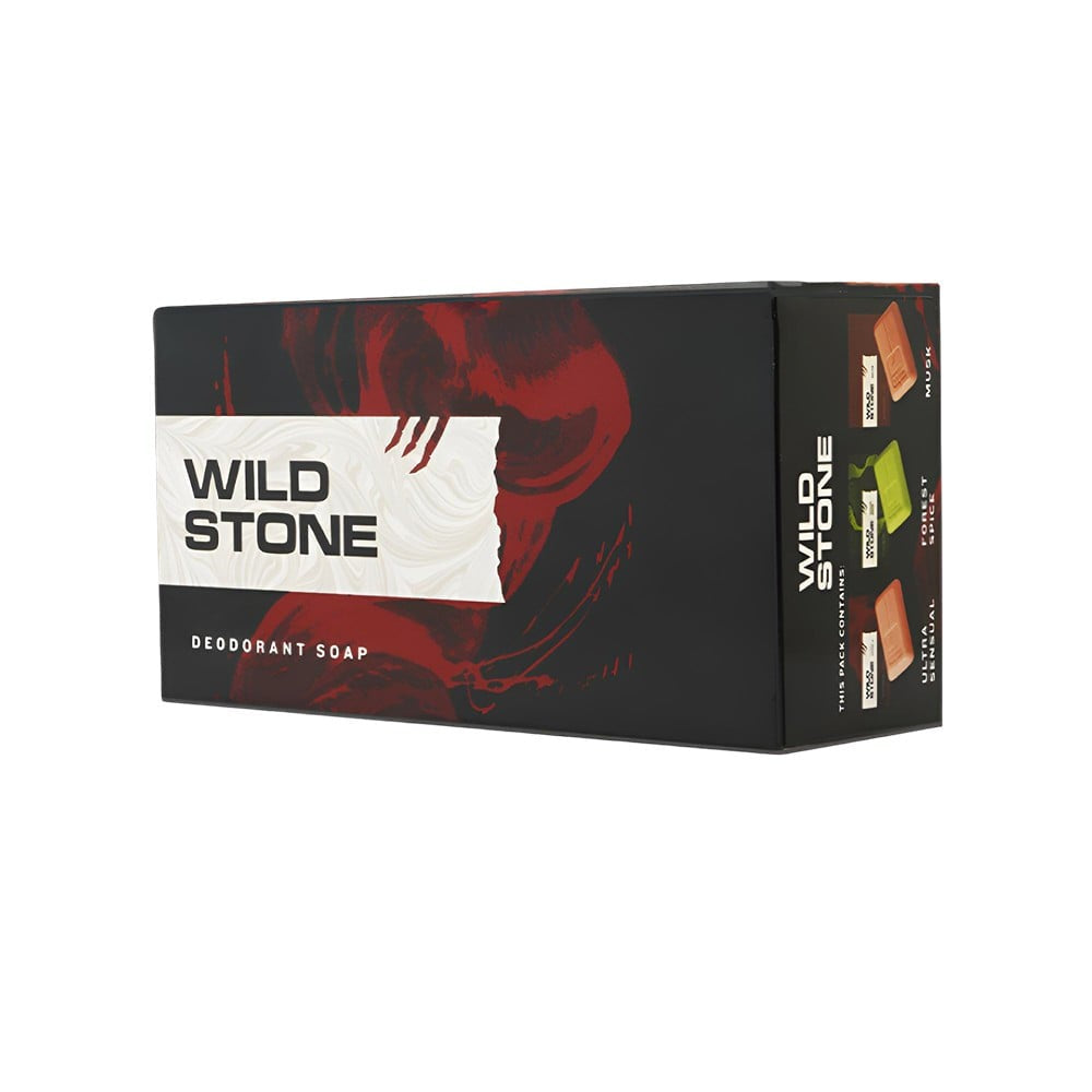 Wild Stone Deodorant Soap : 6 x 100 g