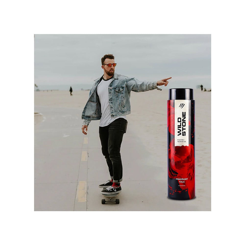 Wild Stone Ultra Sensual Fragrant Talcum Powder : 400 g