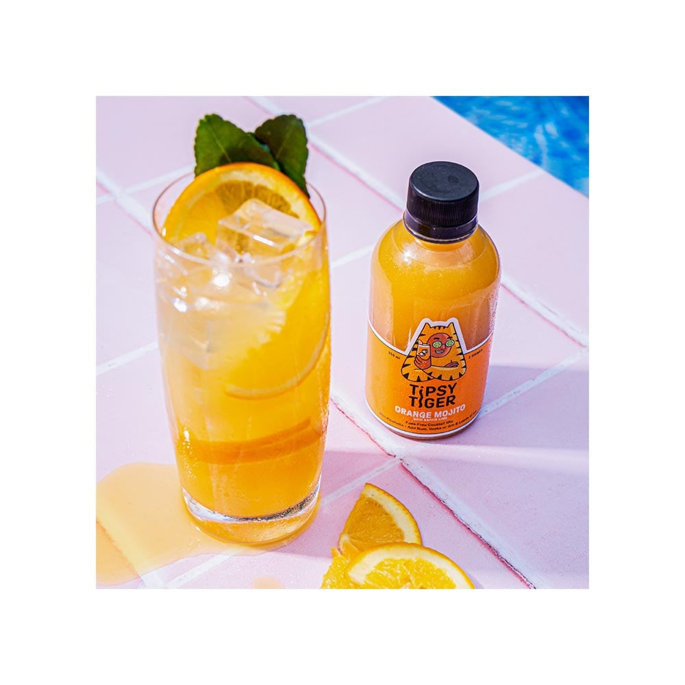 Tipsy Tiger Orange Mojito Mocktail Cocktail Mix : 250 ml