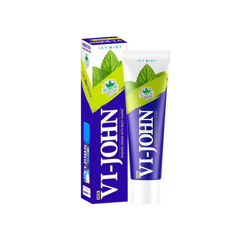 Vi-John Icy Mint Shaving Cream : 125 g