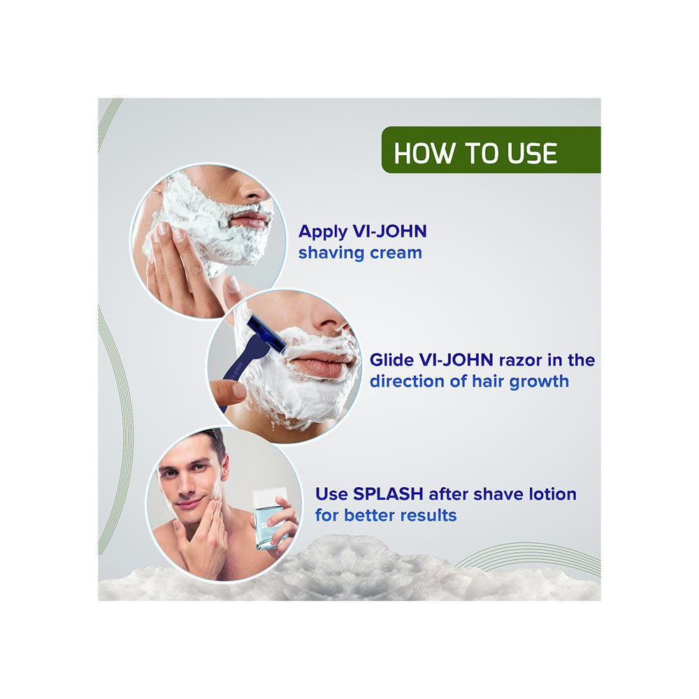 Vi-John Icy Mint Shaving Cream : 125 g