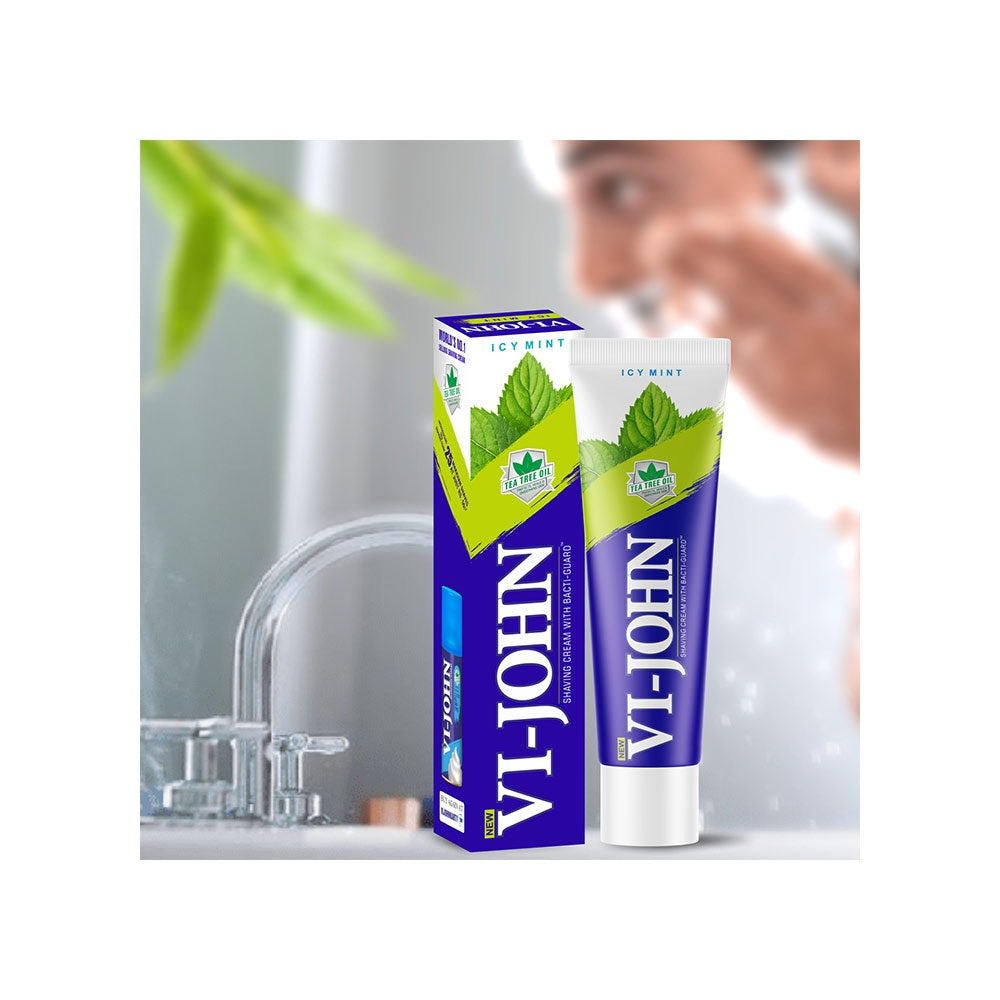 Vi-John Icy Mint Shaving Cream : 125 g