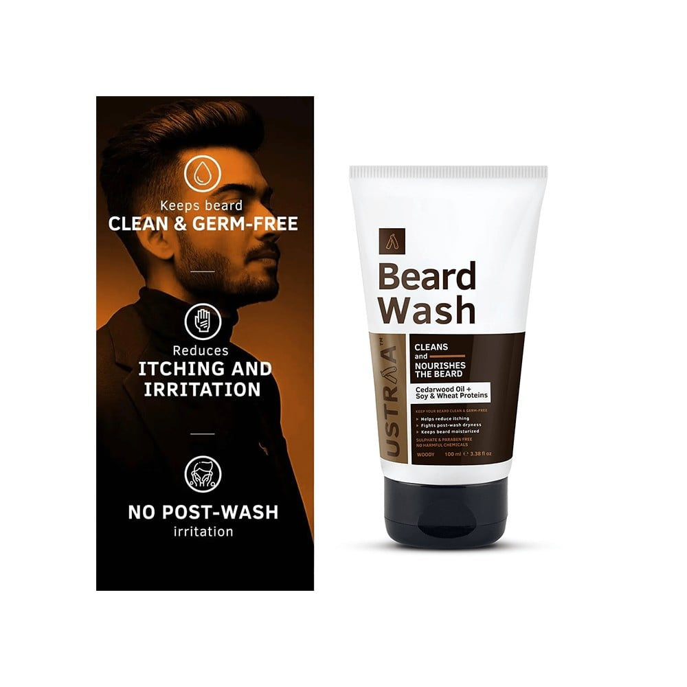 Ustraa Beard Wash (Woody) : 100 ml