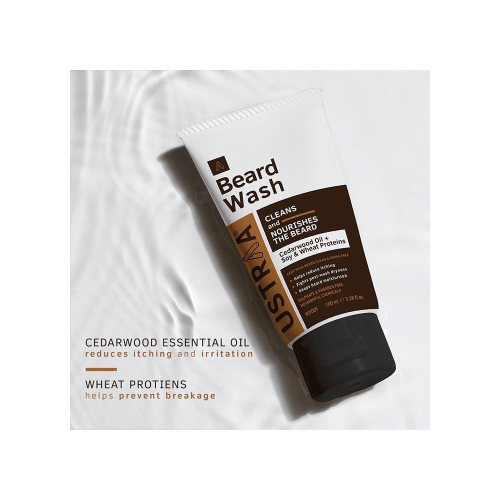 Ustraa Beard Wash (Woody) : 100 ml