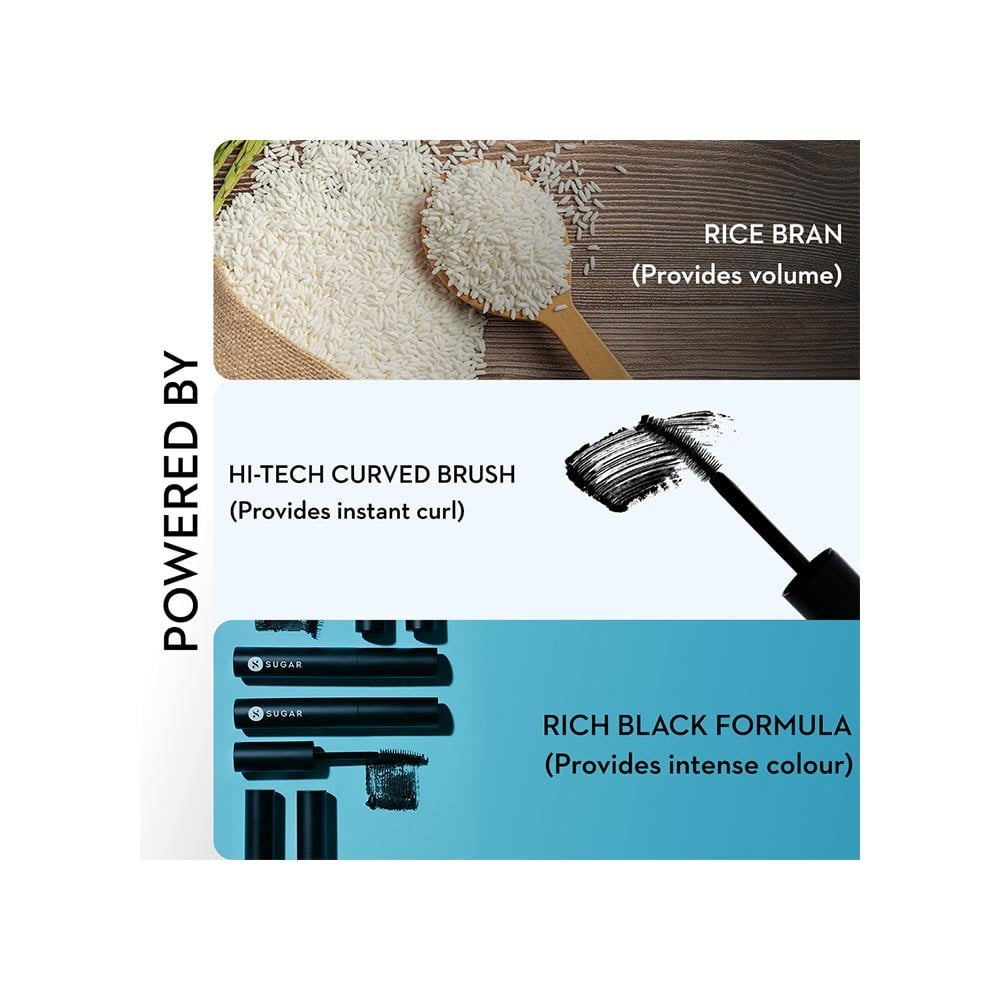 SUGAR Uptown Curl Lengthening Mascara (Black Beauty 01) : 5 g