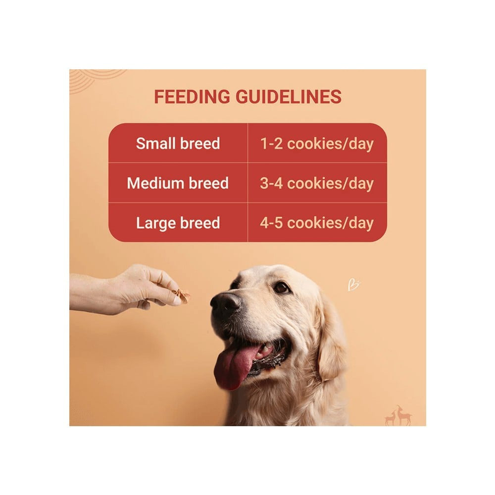 HUFT Apple Goat Milk Premium Dog Cookies : 200 g