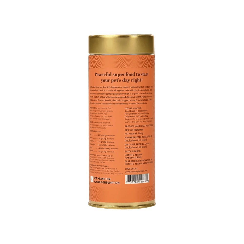 HUFT Pumpkin Goat Milk Premium Dog Cookies : 200 g