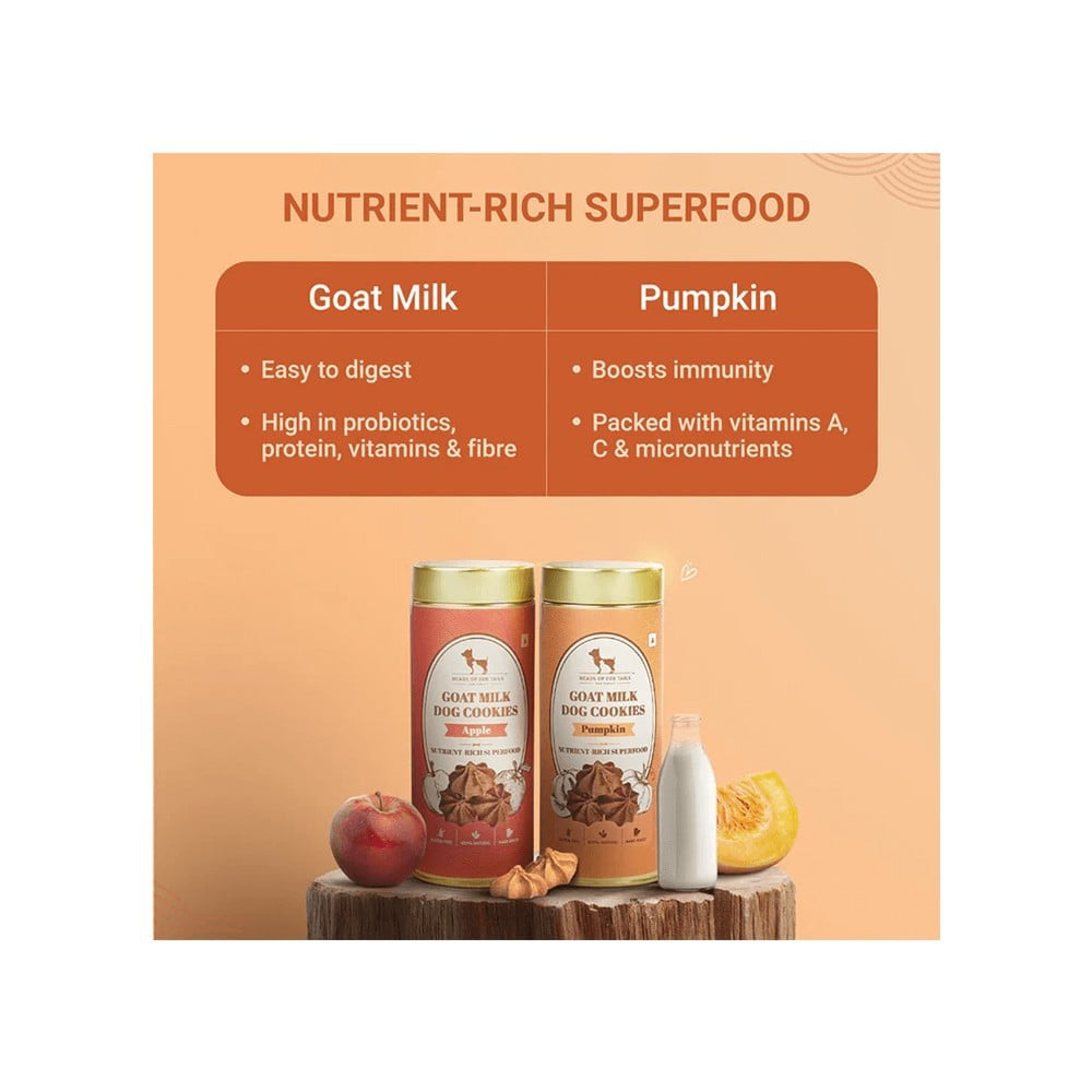 HUFT Pumpkin Goat Milk Premium Dog Cookies : 200 g