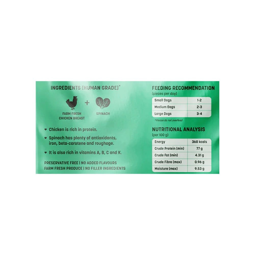 HUFT Sara's Chicken Jerky with Spinach : 70 g