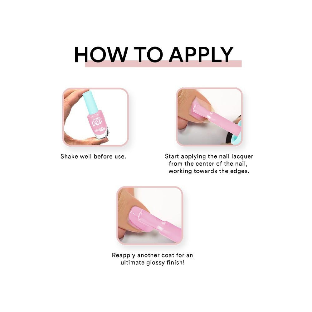 SUGAR POP Nail Paint (Bubblegum Dreams 02) : 10 ml