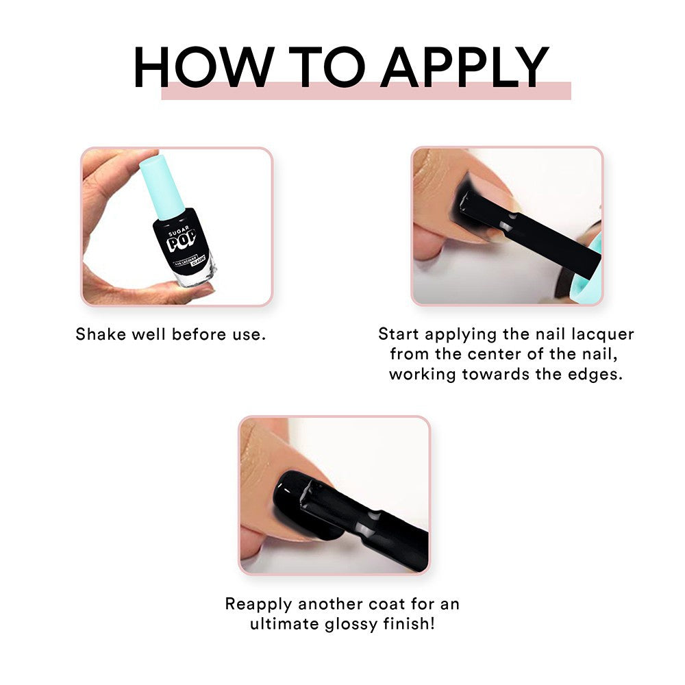 SUGAR POP Nail Paint (Black Berry 21) : 10 ml