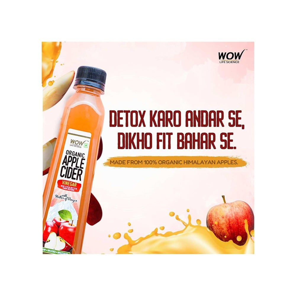 WOW Life Science Apple Cider Vinegar : 750 ml