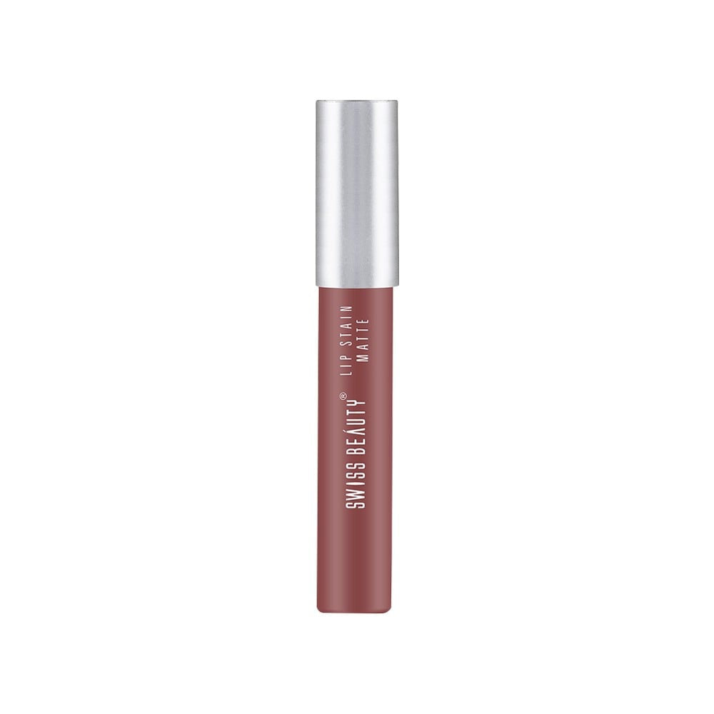 Swiss Beauty Lip Stain Matte Lipstick (Hazelnut 203) : 3.4 g