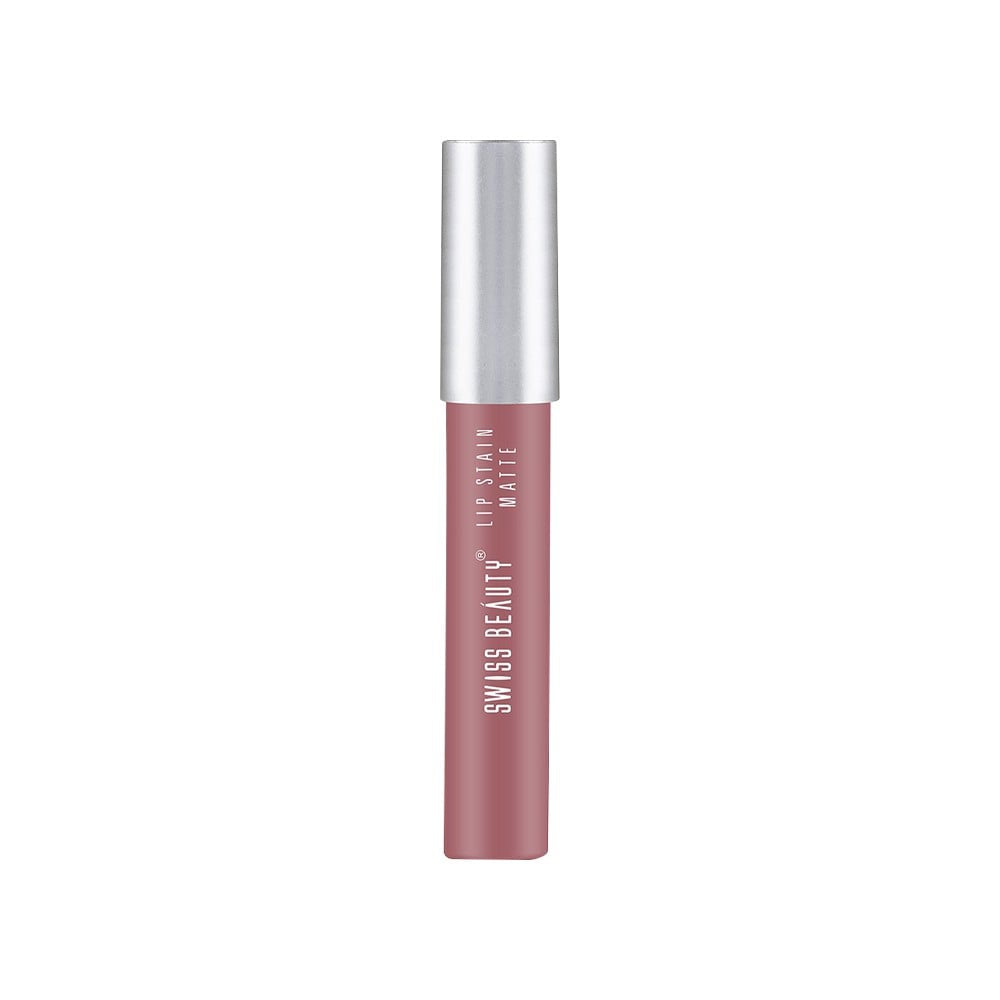 Swiss Beauty Lip Stain Matte Lipstick (Hot Nude 222) : 3.4 g
